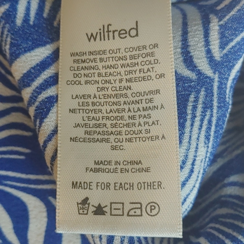 Nwt Aritzia Wilfred Shirt Mini Dress Size Small - Picture 11 of 14